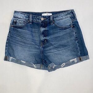 KanCan Estilo High Rise Distressed Denim Shorts